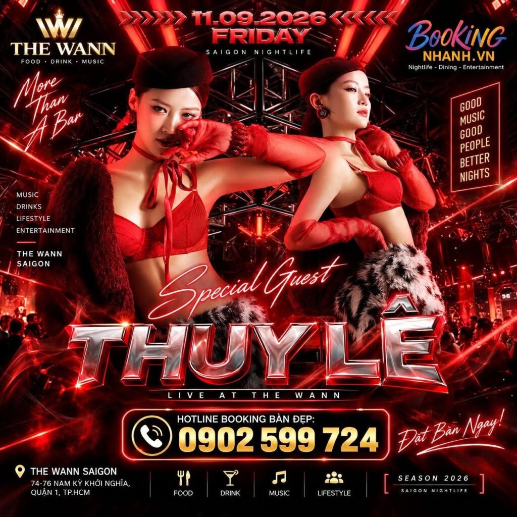 Banner Thủy Lê The Wann Saigon