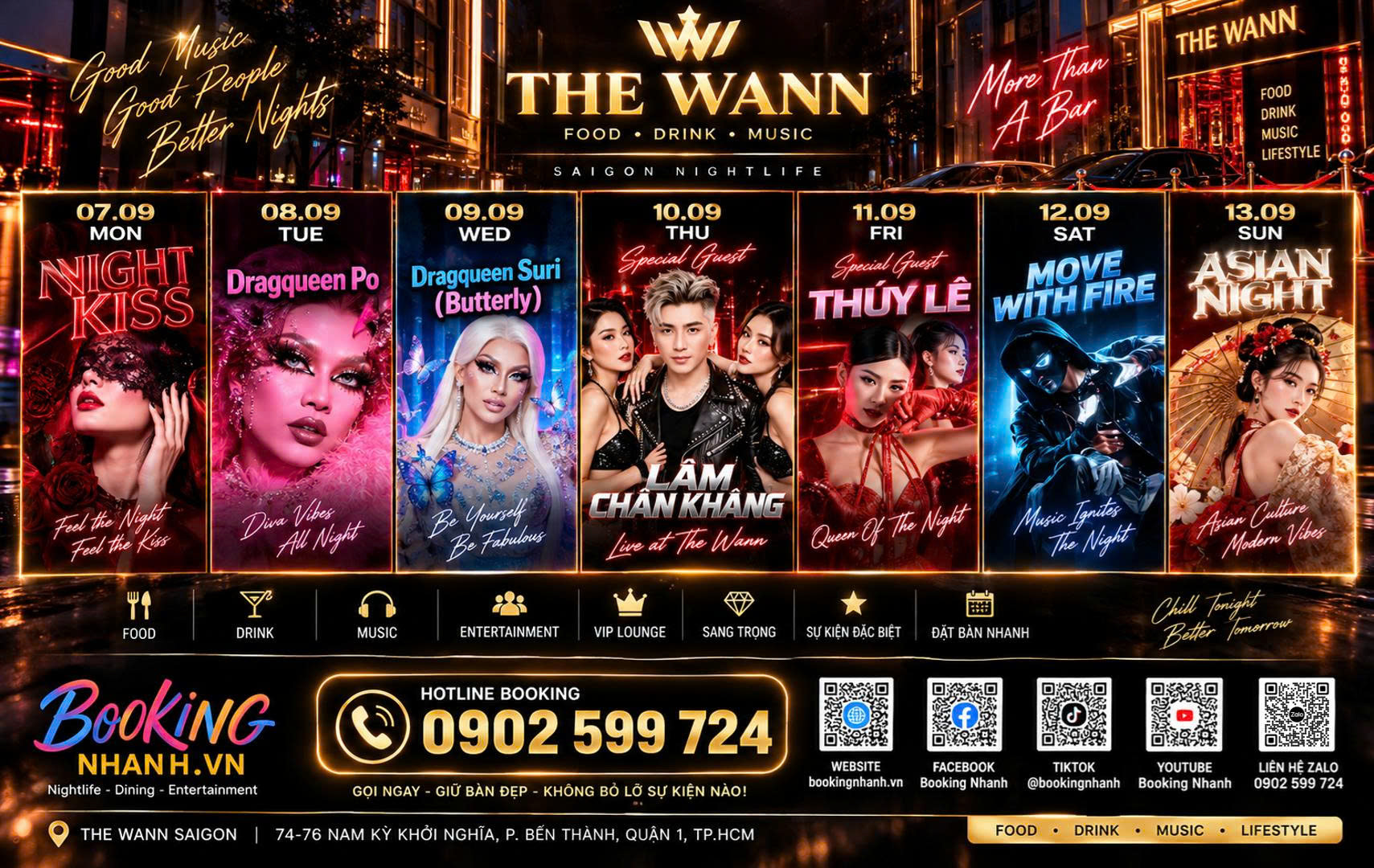 Poster Website các chương trình event The Wann